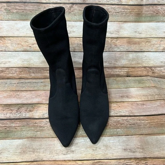 Stuart Weitzman Black sock  Rapture Heeled Boots - Picture 6 of 10